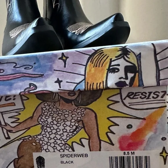 Jeffrey Campbell Spiderweb western boots - Picture 7 of 7